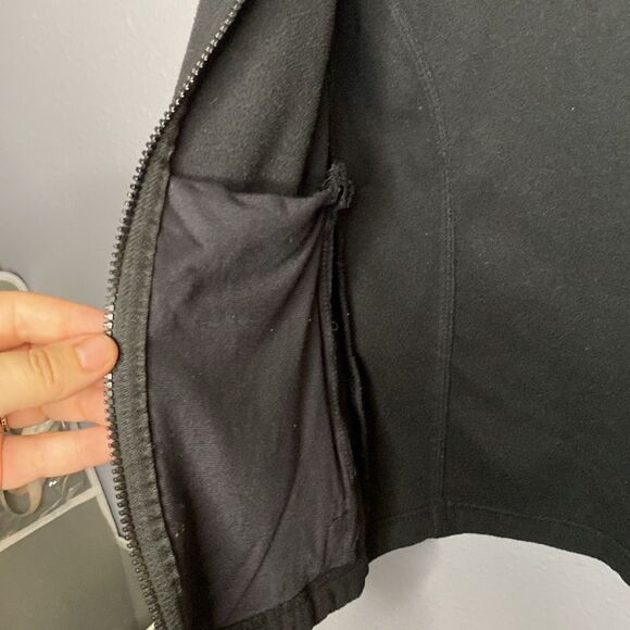 Columbia Black Full Zip Collared Fleece Size Small - Picture 11 of 12